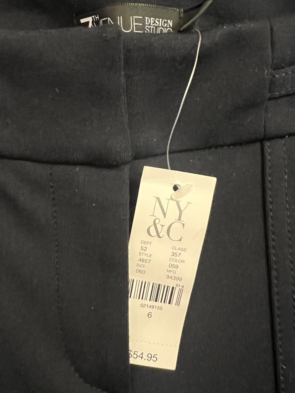 NY&Co Navy Wide Leg Pants - Picture 3 of 5